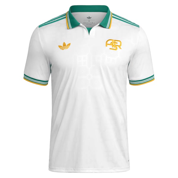 AS Roma adidas 2025/26 Third Replica Jersey - White/Red - Image 3