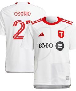 Jonathan Osorio Toronto FC adidas Youth 2024 GTA Kit Replica Player Jersey?¨C White