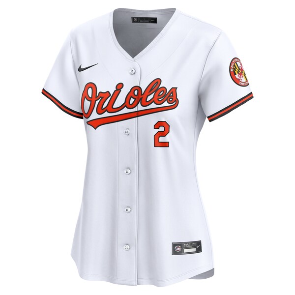Gunnar Henderson Baltimore Orioles Nike Women's Home Limited Player Jersey - White - Image 2