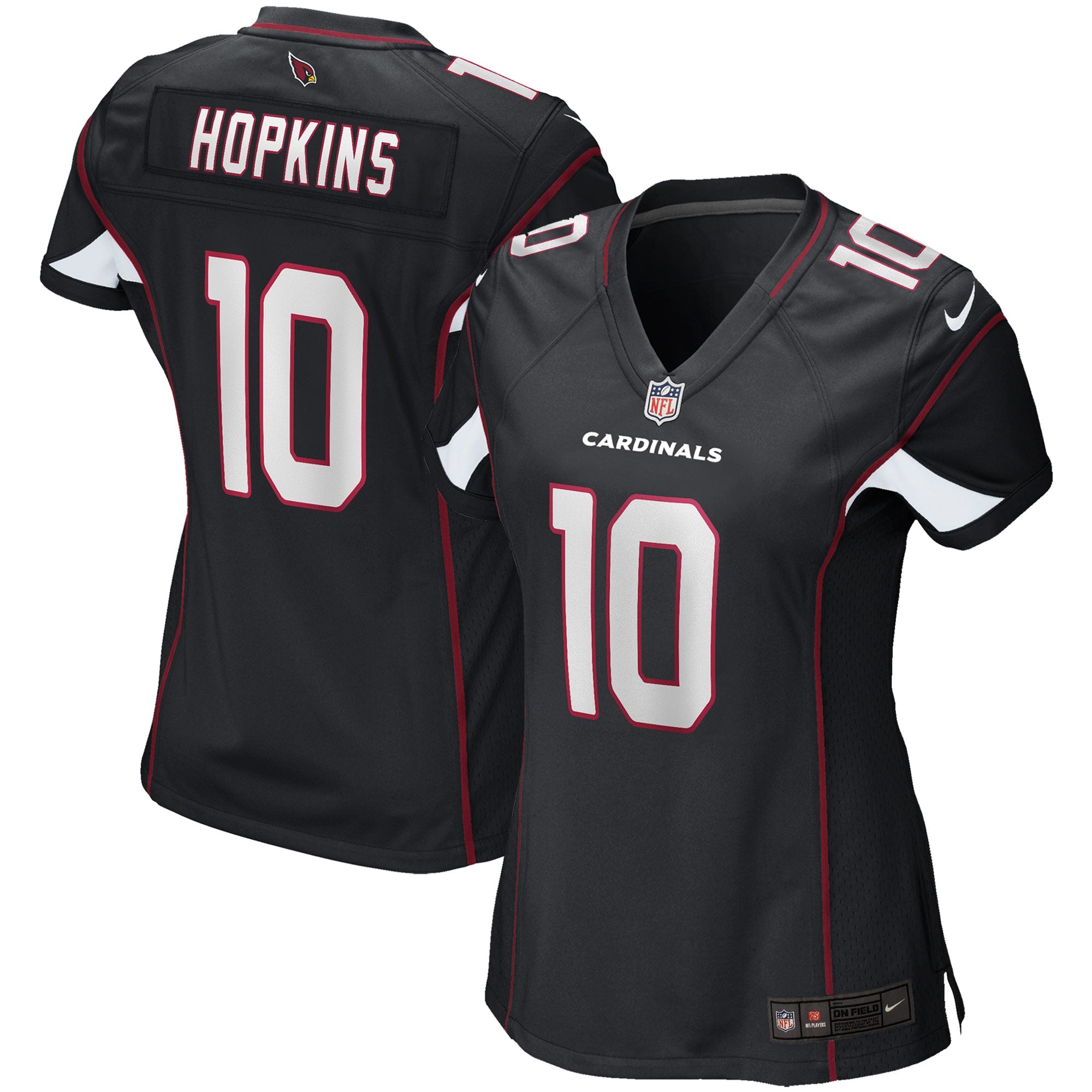 DeAndre Hopkins Arizona Cardinals Nike Women's Game Player Jersey - Cardinal/Black/White - Image 7