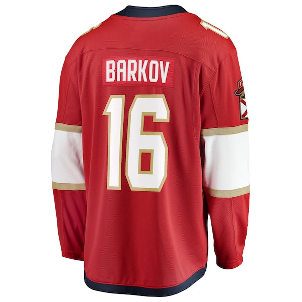Aleksander Barkov Florida Panthers 2025 Stanley Cup Champions Breakaway Jersey - Red - Image 3