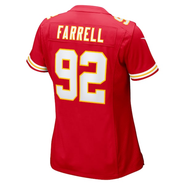 Neil Farrell Jr. Kansas City Chiefs Nike Women's Team Game Jersey - Red - Image 3
