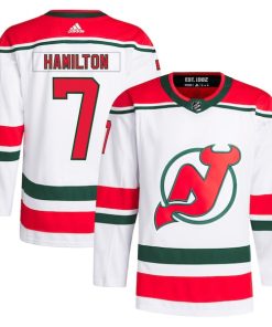Dougie Hamilton New Jersey Devils adidas Primegreen Authentic Player Jersey - White