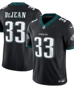 Cooper DeJean Philadelphia Eagles Nike Alternate  Vapor F.U.S.E. Limited Jersey - Black/Green/Kelly Green