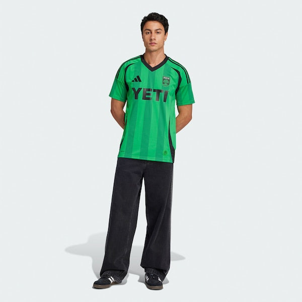 Austin FC adidas 2025 The Heartbeat Kit Replica Jersey - Green - Image 3