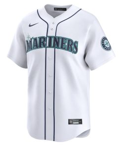 Alternative view of Robbie Ray Seattle Mariners Nike Home Limited Player Jersey - White