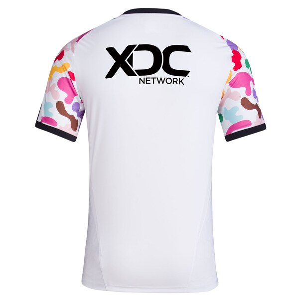 D.C. United adidas 2024 Pride Pre-Match Top - White - Image 3