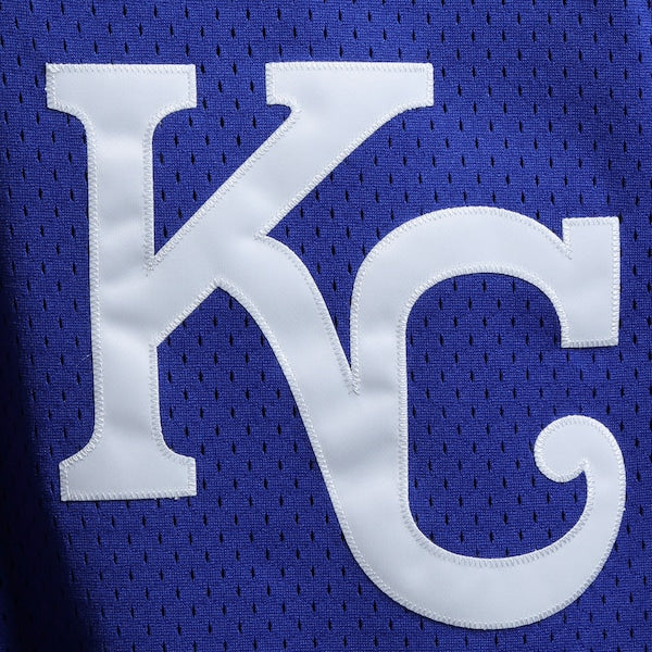 Bo Jackson Kansas City Royals Cooperstown Collection Big & Tall Mesh Batting Practice Jersey - Royal - Image 4