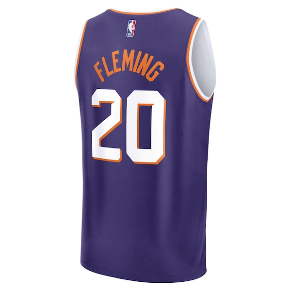 Rasheer Fleming Phoenix Suns Fast Break Replica Jersey - Purple - Icon Edition - Image 3