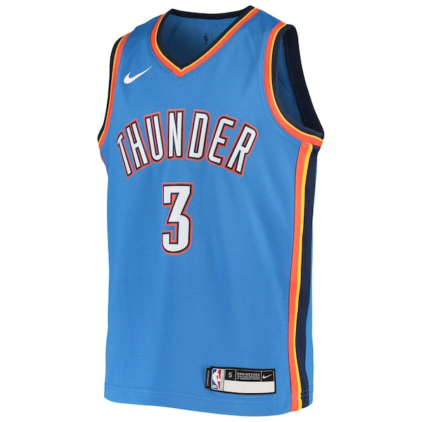 Chris Paul Oklahoma City Thunder Nike Youth Team Swingman Jersey - Blue - Image 2