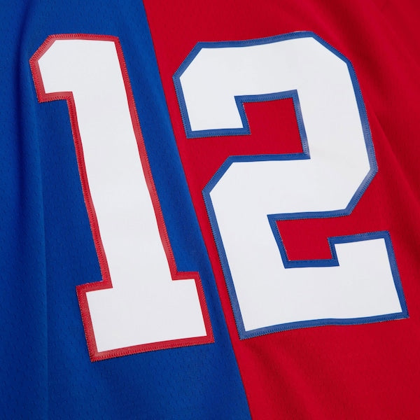 Jim Kelly Buffalo Bills Big & Tall Split Legacy Retired Player Replica Jersey - Royal/Red - Image 4