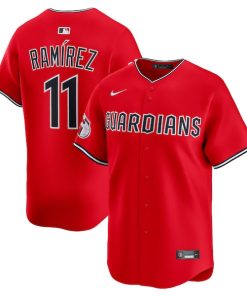 Jose Ramirez Cleveland Guardians Nike Alternate Limited Jersey - Red/White