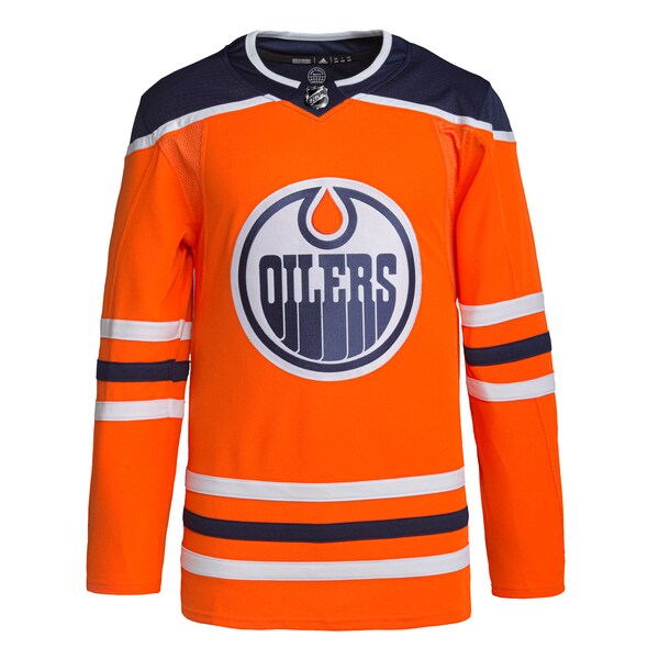 Edmonton Oilers adidas Men's Home Authentic Jersey - Orange - Image 2