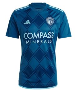Alternative view of Sporting Kansas City adidas 2024 Diamonds Our Forever Replica Custom Jersey?¨C Navy