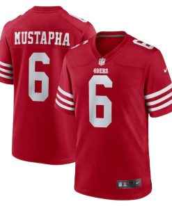 Malik Mustapha San Francisco 49ers Nike  Game Jersey -  Scarlet