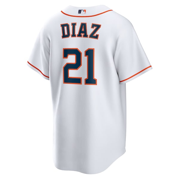 Yainer Diaz Houston Astros Nike Youth Home Replica Jersey - White - Image 3