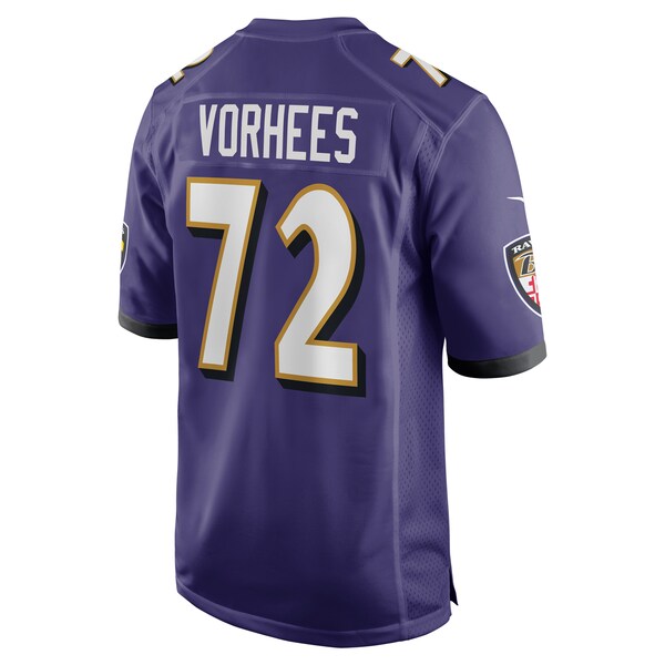 Andrew Vorhees Baltimore Ravens Nike Team Game Jersey - Purple - Image 3