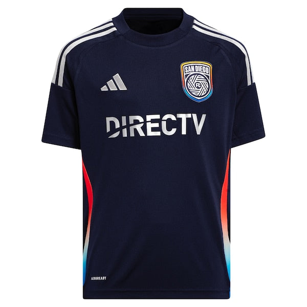 San Diego FC adidas Youth 2025 State of Flow Replica Custom Jersey - Navy - Image 3
