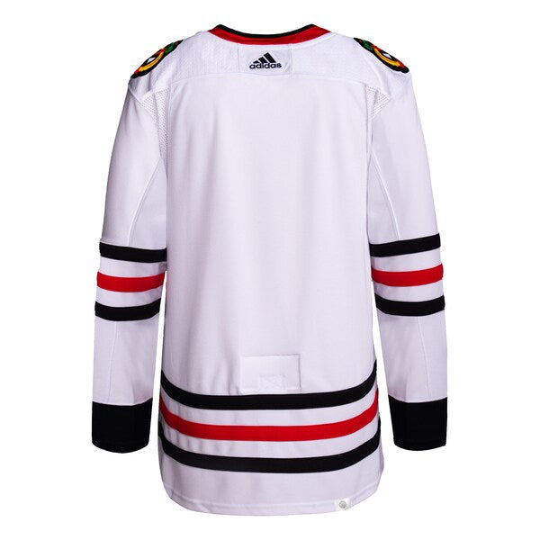 Chicago Blackhawks adidas Men's Away Primegreen Authentic Jersey - White - Image 3