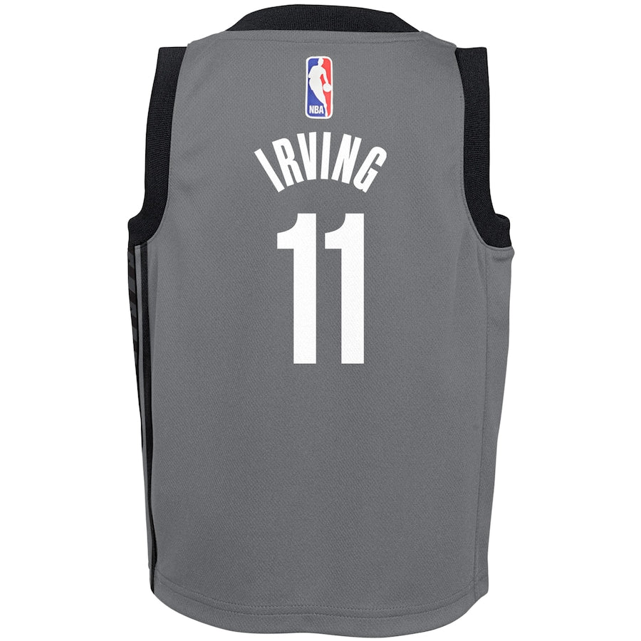 Kyrie Irving Brooklyn Nets Jordan Brand Toddler 2020/21 Jersey - Gray - Statement Edition - Image 3