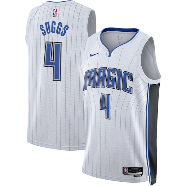 Jalen Suggs Orlando Magic Nike Unisex Swingman Jersey - Association Edition - White/Black - Image 2