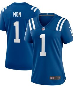Number 1 Mom Indianapolis Colts Nike Women's Game Jersey - Royal