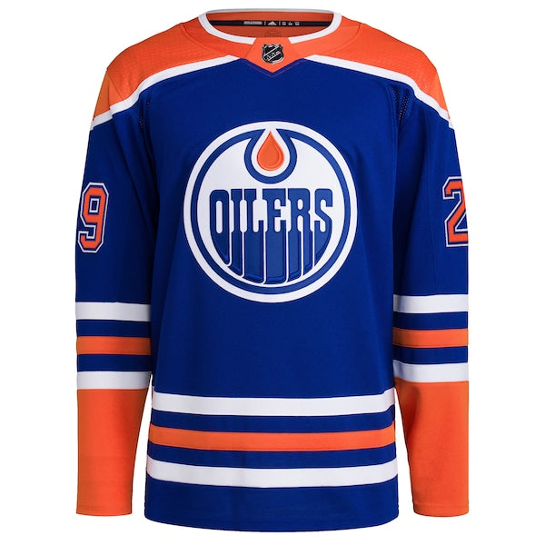 Leon Draisaitl Edmonton Oilers adidas Home Primegreen Authentic Player Jersey - Royal - Image 3