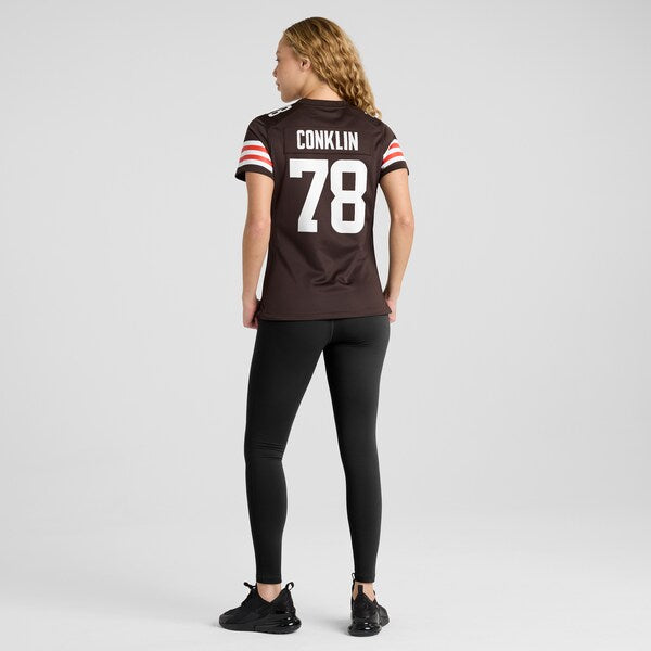Jack Conklin Cleveland Browns Nike Women's Game Jersey - Brown - Image 5