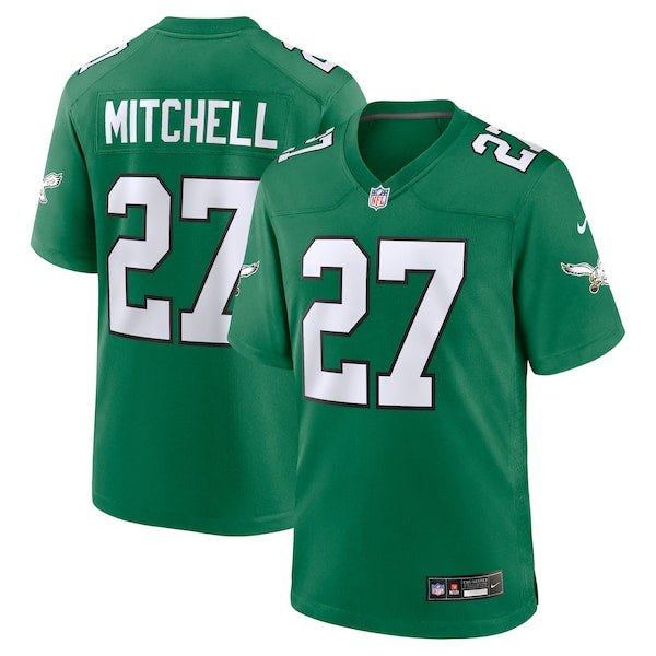 Quinyon Mitchell Philadelphia Eagles Nike Alternate Game Jersey - Kelly Green/Green - Image 2