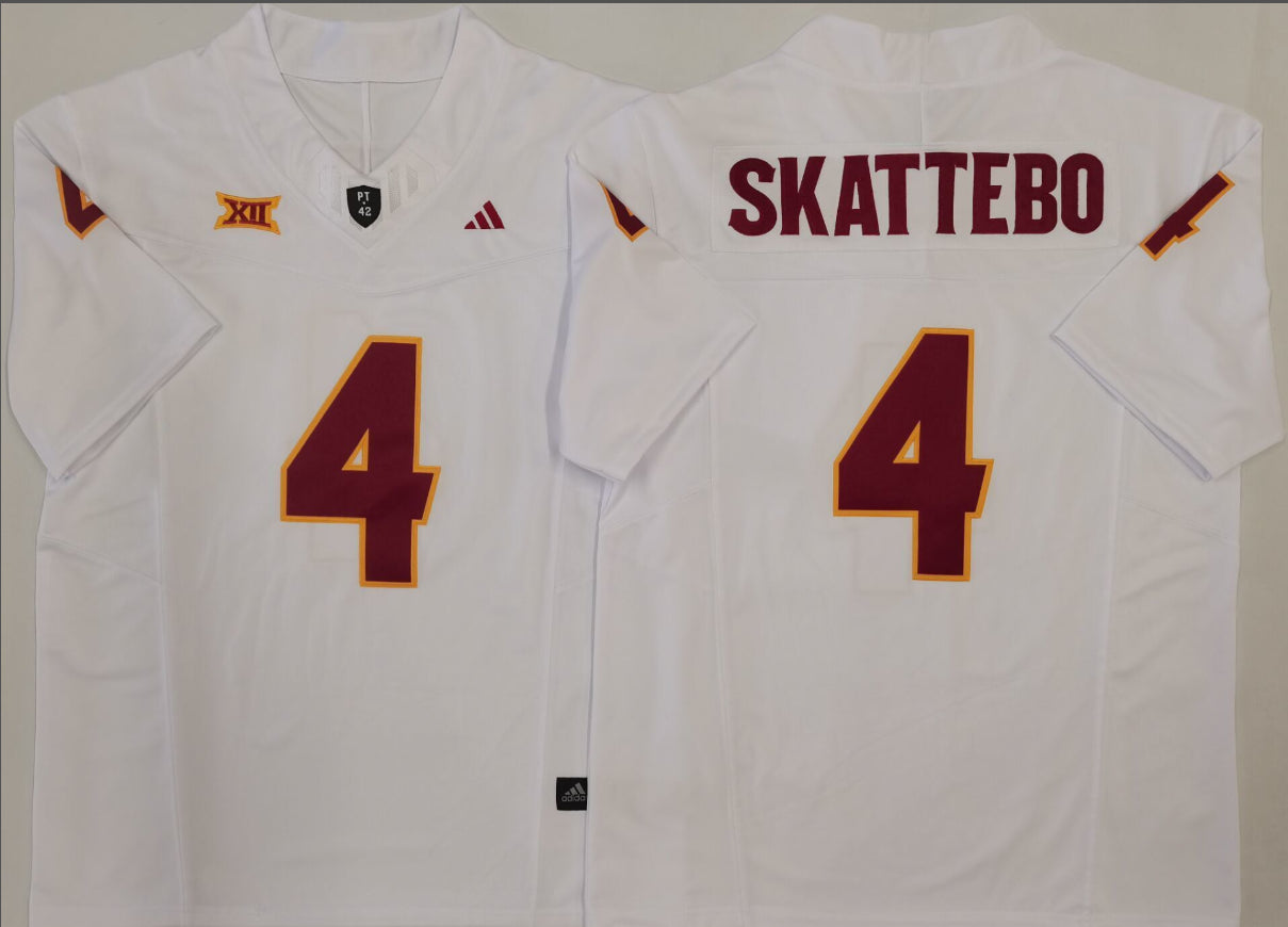 Cam Skattebo NCAA Arizona State Sun Devils Adidas Vapor Limited Jersey