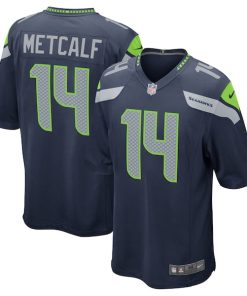DK Metcalf Seattle Seahawks Nike Game Team Jersey - College Navy