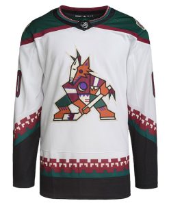 Alternative view of Arizona Coyotes adidas    Primegreen Authentic Custom Jersey - White