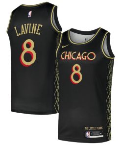 Zach LaVine Chicago Bulls Nike Swingman Player Jersey - City Edition - Black