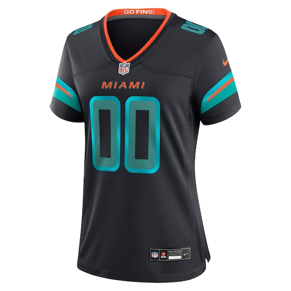Miami Dolphins Nike Women's 2025 Rivalries Collection Custom Game Jersey - Pitch Blue/Aqua - Image 3
