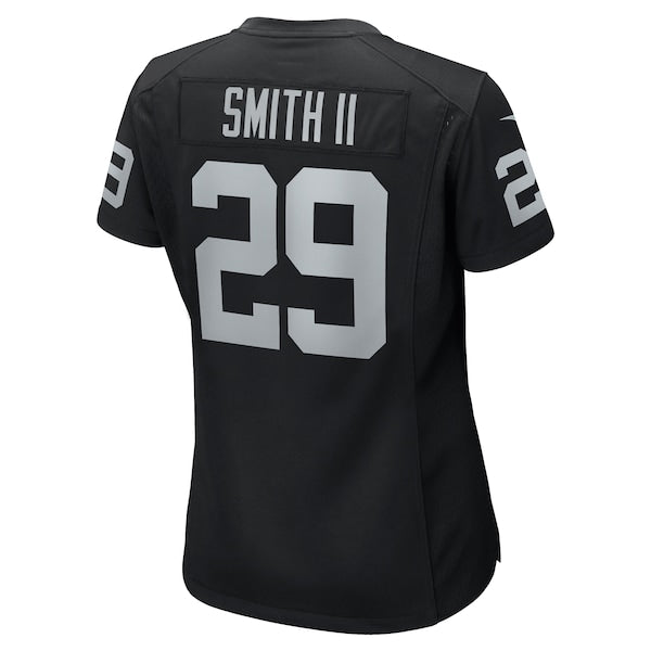 Christopher Smith II Las Vegas Raiders Nike Women's Team Game Jersey - Black - Image 4