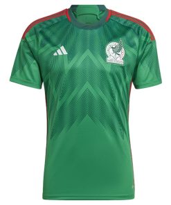 Alternative view of Mexico National Team adidas 2022/23 Home Blank Replica Jersey - Green