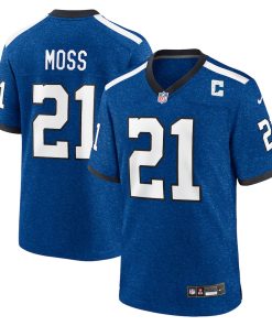 Zack Moss Indianapolis Colts Nike Indiana Nights Alternate Game Jersey - Royal