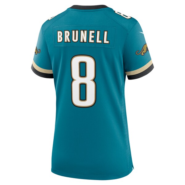 Mark Brunell Jacksonville Jaguars Nike Women's Prowler Throwback Retired Player Game Jersey - Teal - Image 3