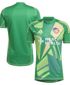 FC Cincinnati adidas 2024 Goalkeeper Jersey - Green