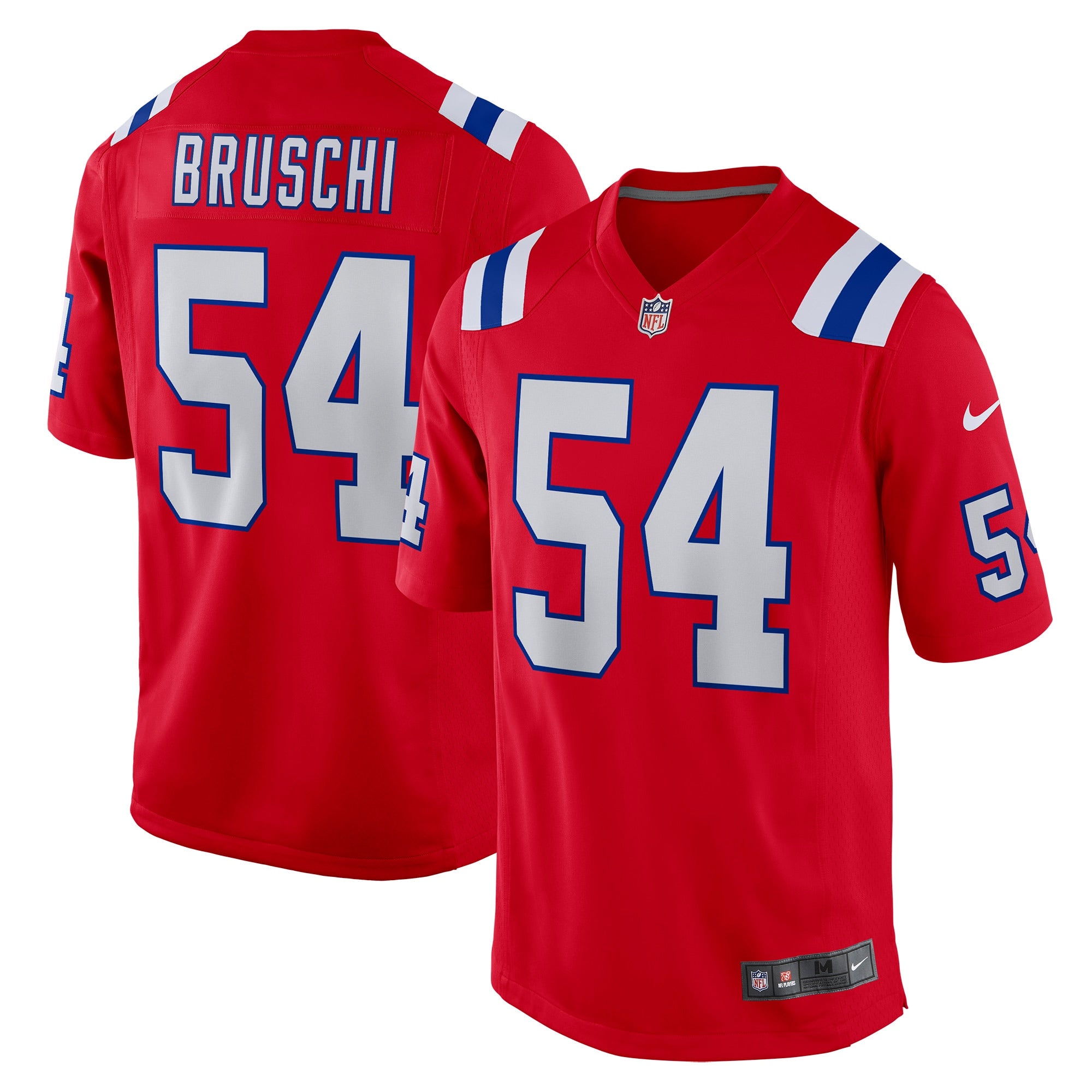 Tedy Bruschi New England Patriots Nike Game Retired Player Jersey - Navy/Red - Image 5