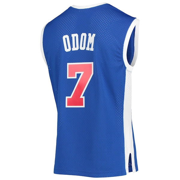 Lamar Odom LA Clippers 2001/02 Hardwood Classics Swingman Jersey - Royal - Image 3