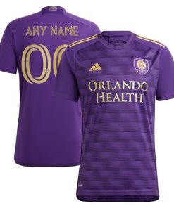 Orlando City SC adidas 2024 The Wall Kit Replica Custom Jersey - Purple
