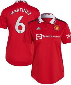 Lisandro Mart¨ªnez Manchester United adidas Women's 2022/23 Home Replica Player Jersey - Red