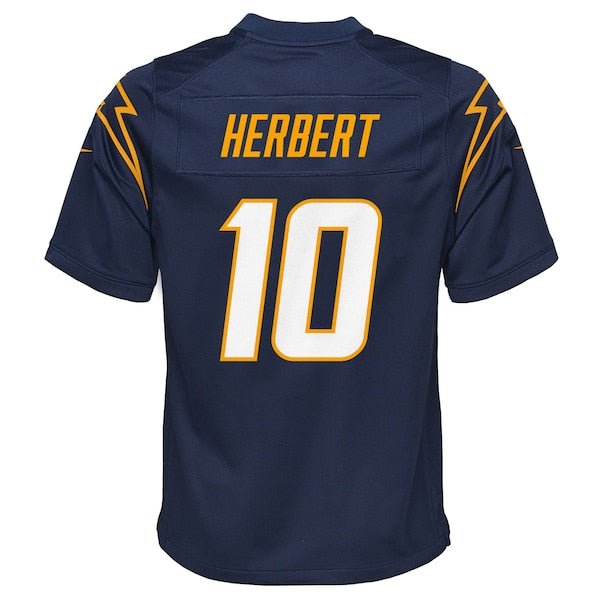 Justin Herbert Los Angeles Chargers Nike Youth Game Jersey - Navy/Powder Blue/Royal/White - Image 8