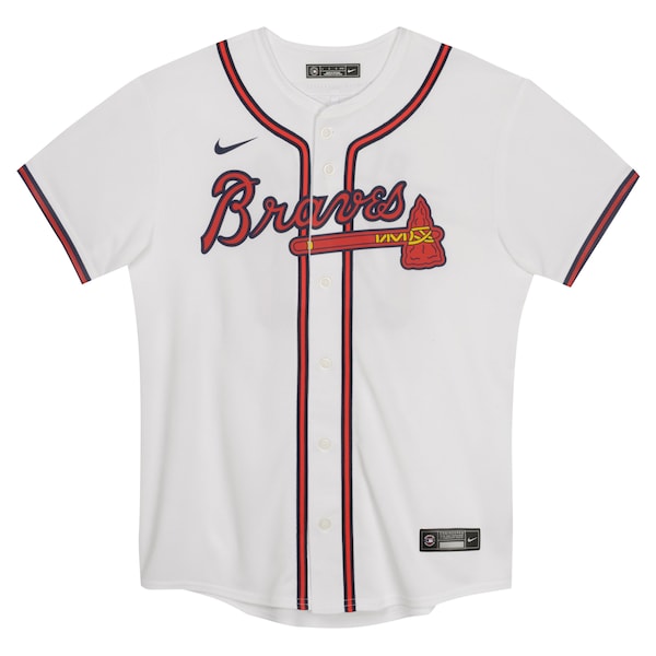 Ronald Acu?a Jr. Atlanta Braves Nike Preschool Home Game Jersey - White - Image 2