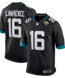 Trevor Lawrence Jacksonville Jaguars Nike Alternate Player Game Jersey - Black/White