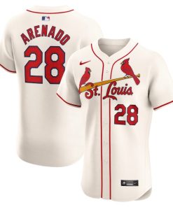Nolan Arenado St. Louis Cardinals Nike Alternate Elite Player Jersey - Cream
