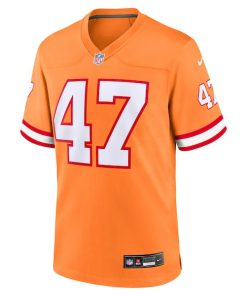 Alternative view of John Lynch Tampa Bay Buccaneers Nike Youth Retired Player Game Jersey - Orange
