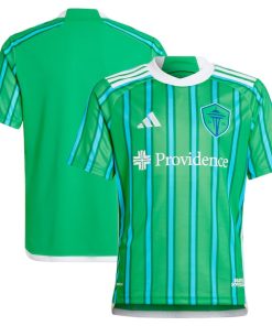 Seattle Sounders FC adidas Youth 2024 The Anniversary Kit Replica Jersey?¨C Green