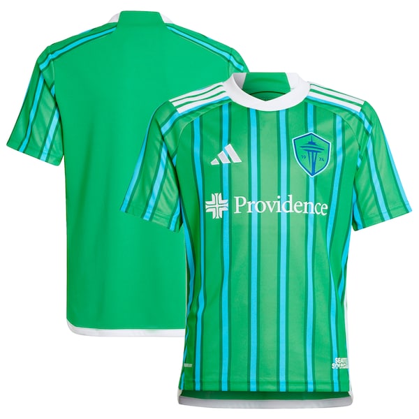 Seattle Sounders FC adidas Youth 2024 The Anniversary Kit Replica Jersey?ยจC Green